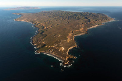 Carol Highsmith - Aerial view of Santa Cruz Island, off the coast of Southern California, 2013