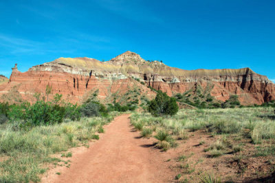 Carol Highsmith - Path and rock formations in Palo Duro Canyon State Park, Texas, 2014