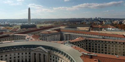 Carol Highsmith - Views from the tower of the Old Post Office Pavilion, at 1100 Pennsylvania Avenue NW, in Washington, D.C., 2016