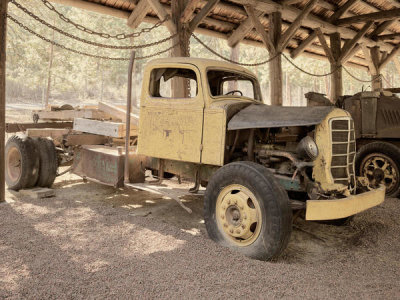 Carol Highsmith - Vintage truck at the Collier Logging Museum at Collier State Park, Oregon, 2018