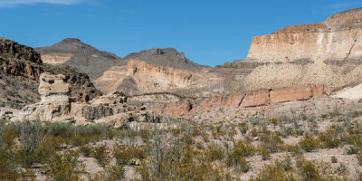 Carol Highsmith - Rock formations along Texas Rt. 170, Big Bend Ranch State Park, Texas, 2014