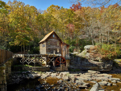 Carol Highsmith - The Glade Creek Grist Mill, Babcock State Park, West Virginia, 2015