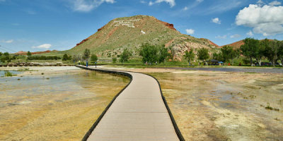 Carol Highsmith - A path at Hot Springs State Park, Wyoming, 2016