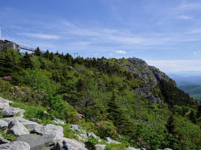 Carol Highsmith - Scene atop Grandfather Mountain, a mountain, non-profit attraction, and North Carolina state park, 2017