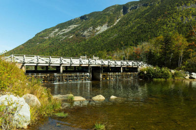 Carol Highsmith - Footbridge over the Saco River in New Hampshire's Crawford Notch State Park, 2017