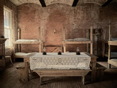 Carol Highsmith - Scene inside the fortress at Fort Clinch State Park, Florida, 2020