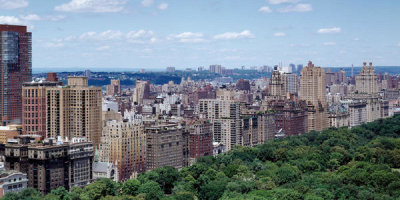 Carol Highsmith - View of the west side of New York City from high above Central Park, 1980