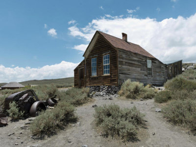 Carol Highsmith - Buildings in the ghost town of Bodie, California, 2012