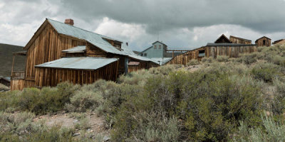 Carol Highsmith - Buildings in the ghost town of Bodie, California, 2012