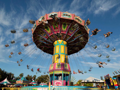 Carol Highsmith - Swing ride at the 2012 California State Fair, Sacramento, California, 2012