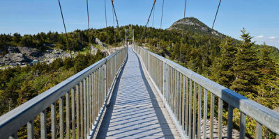 Carol Highsmith - The famous swinging bridge atop Grandfather Mountain, North Carolina, 2017