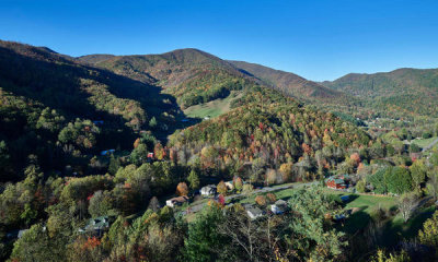 Carol Highsmith - View of Maggie Valley in the Smoky Mountains of far-western North Carolina, 2017