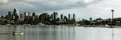 Carol Highsmith - View of downtown Seattle, Washington, from Gas Works Park, 2018