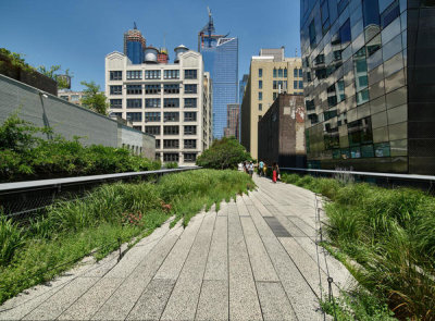 Carol Highsmith - A portion of New York City's High Line, 2018