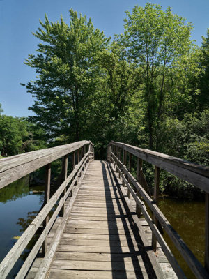 Carol Highsmith - Bridge at the Camillus Erie Canal Park in Camillus, New York, 2018