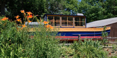 Carol Highsmith - Canal boat at the Camillus Erie Canal Park in Camillus, New York, 2018