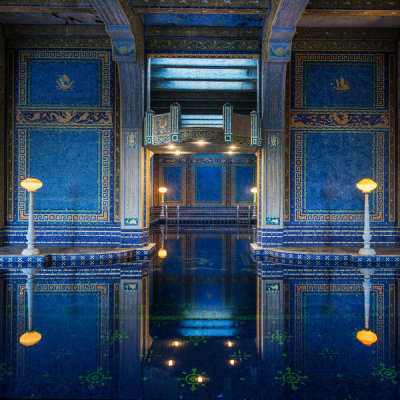 Carol Highsmith - The ornate indoor Roman Pool at Hearst Castle, California, 2013