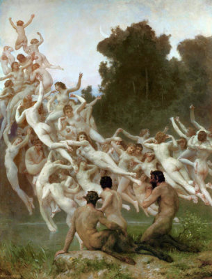 William-Adolphe Bouguereau - The Oreads, 1902
