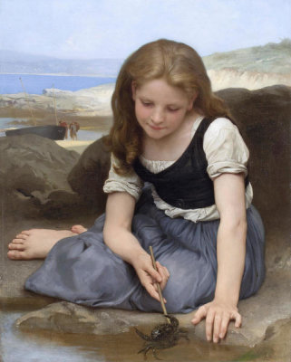 William-Adolphe Bouguereau - The Crab, 1869