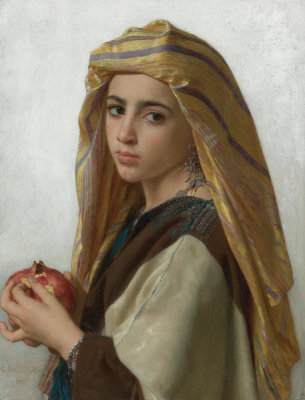 William-Adolphe Bouguereau - Girl with a pomegranate, 1875