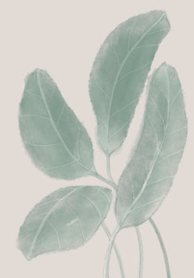 Uppsala - Leaves Watercolor