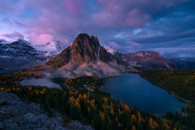 Jenny L. Zhang - Sunrise at Mt. Assiniboine