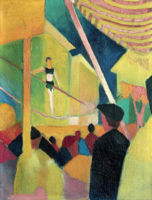 August Macke - Rope Dancer, 1913