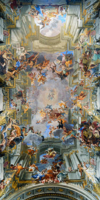 Andrea Posso - Triumph of St. Ignatius of Loyola, 1685