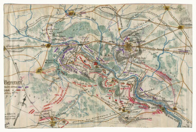 Robert Knox Sneden - Map of the First Battle of Bull Run, ca. 1861-1865