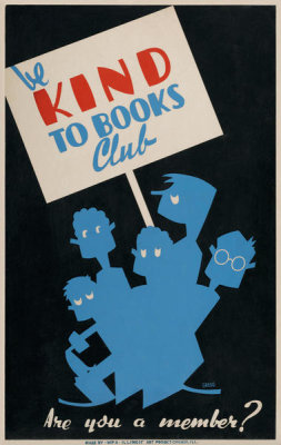 Arlington Gregg - Be kind to books club...are you a member?, between 1936-1940