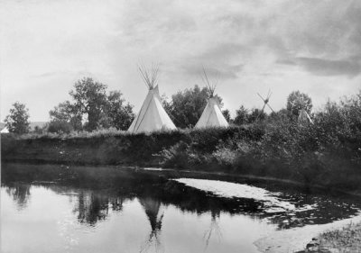 Joseph Kossuth Dixon - A bend in the river, ca. 1913