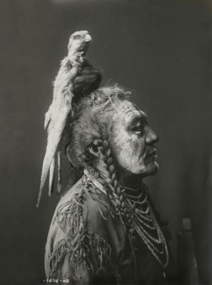 Edward S. Curtis - Two Whistles, an Apsaroke man, ca. 1908