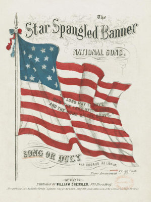 William Dressler (publisher) - The Star Spangled Banner: national song,