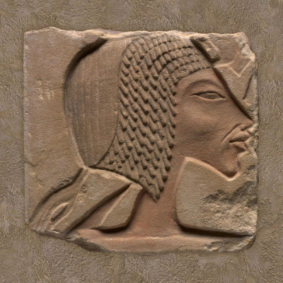 Unknown 14th Century BCE Egyptian Stonemason - Talatat: Portrait of Nefertiti, ca. 14th century BCE