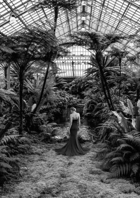Julian Lauren - Unconventional Womenscape #2, Jardin d'Hiver, detail (BW)