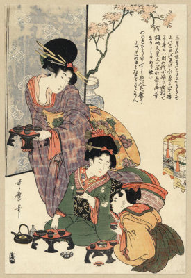 Utamaro Kitagawa - Hinamatsuri (Doll Festival), 1801-1806