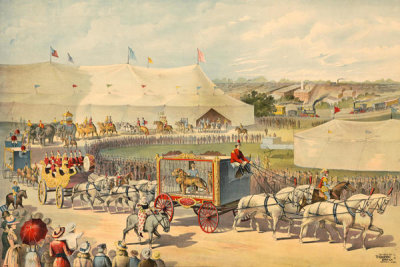 Gibson & Co. - Circus Scenes: Parade, ca. 1891