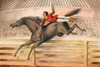 Gibson & Co. - Circus Scenes: Vaulting Horse, ca. 1891