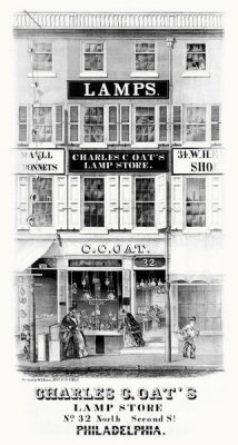 William H. Rease - Charles C. Oat's Lamp Store, 1848