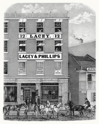 William H. Rease - Lacey and Phillips, Ladies and Gentlemen's Saddles, Single and Double Harness, Bridles and Whips, 1847
