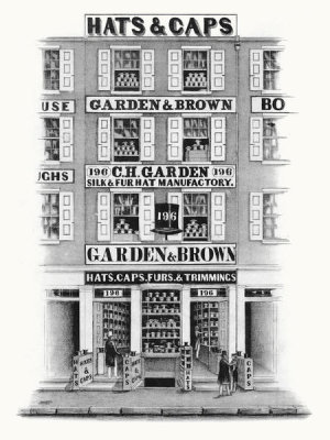 William H. Rease - Garden and Brown, Silk and Fur Hat Manufactory, 1847