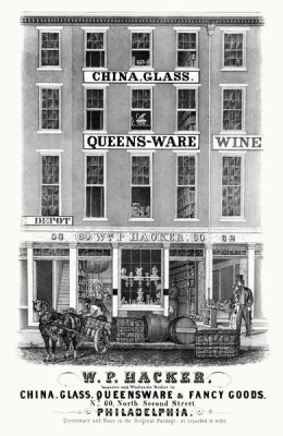 William H. Rease - W.P. Hacker, Importer and Wholesale Dealer in China, Glass, Queensware & Fancy Goods, 1851