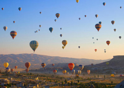 Pangea Images - Flying over Cappadocia, Turkey