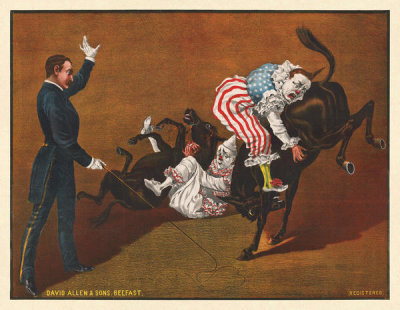 David Allen & Sons, Belfast - A Clown Act, ca 1900