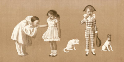 Joseph P. McHugh - Child Commedia dell'arte: Pierrot greets Columbine, 1905