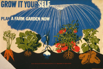 Herbert Bayer - Grow It Yourself. Plan a Farm Garden Now, c. 1941–1943