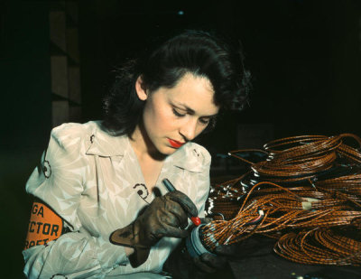 David Bransby - Woman Aircraft Worker, c. 1942