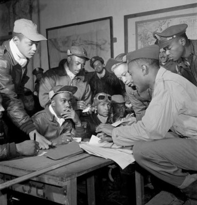 Toni Frissell - Tuskegee Airmen, Ramitelli, Italy, 1945