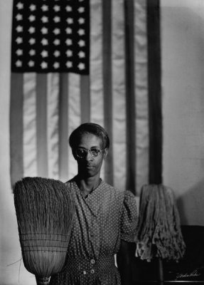 Gordon Parks - American Gothic (Washington DC Govt. Charwoman), 1942