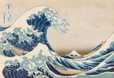 Katsushika Hokusai - The Great Wave off Kanagawa, 1890